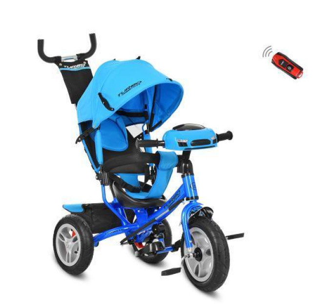 Детский трехколесный велосипед Turbo Trike M 3115-5HA с родительской ручкой