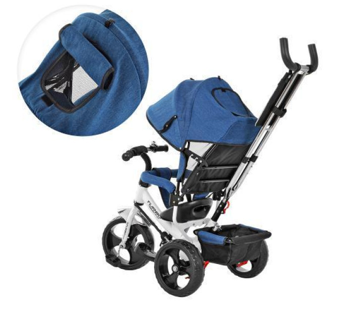 Дитячий велосипед-каталка Turbo Trike M 3113J-7 Jeans White