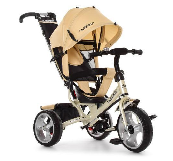 Дитяча коляска прогулянковий велосипед Turbo Trike M 3113-9 золотий