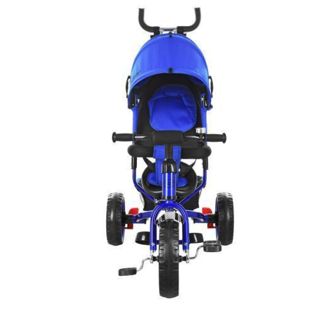 Колясочный детский велосипед Turbo Trike M 3113-14 3-х колесный синий