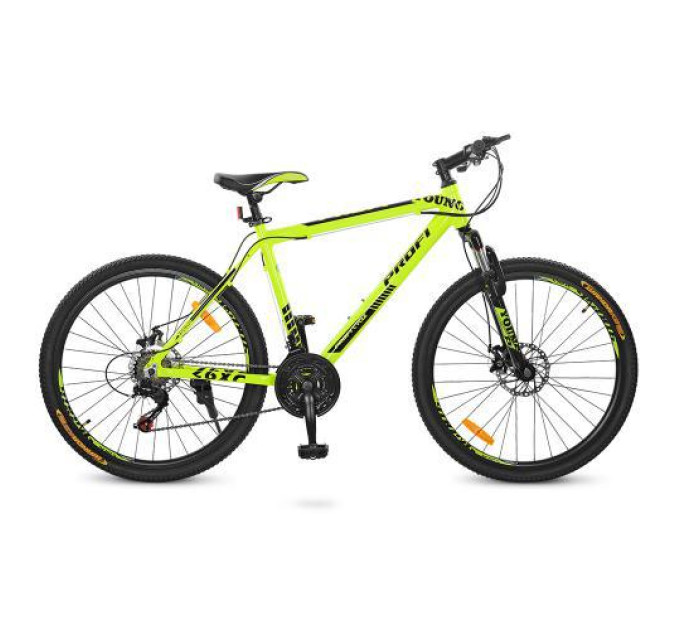 Салатовый спортивный велосипед Profi 26" G26YOUNG A26.1M