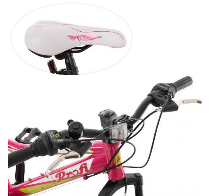 Спортивный детский велосипед Profi 20" G20CARE A20.1 розовый SHIMANO 18SP