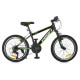Спортивный алюминиевый велосипед Profi 20" G20FIFA A20.2 SHIMANO 18SP черно-зеленый