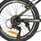 Спортивный алюминиевый велосипед Profi 20" G20FIFA A20.2 SHIMANO 18SP черно-зеленый
