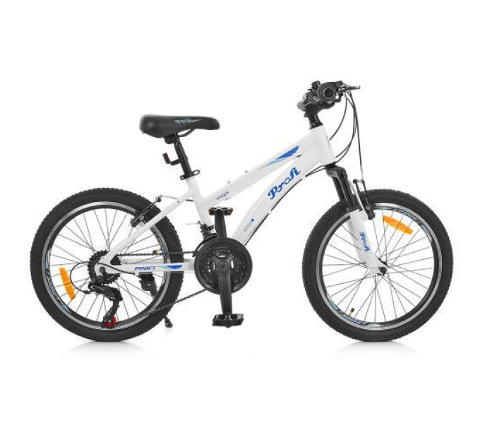 Спортивный велосипед белый детский Profi 20" G20VEGA A20.1 SHIMANO 18SP