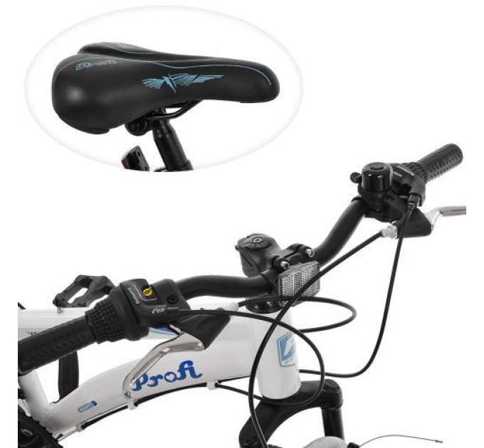 Спортивный велосипед белый детский Profi 20" G20VEGA A20.1 SHIMANO 18SP
