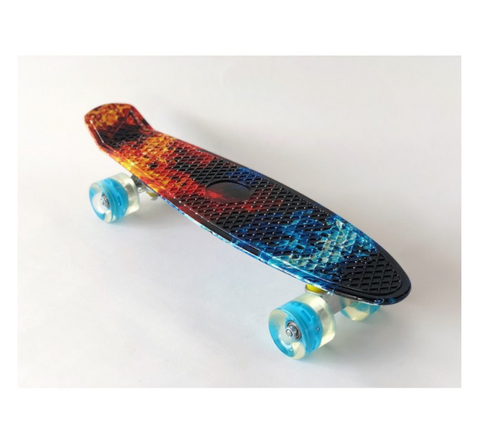 Пенни борд Penny Board скейт детский 12 мультицветов городской транспорт