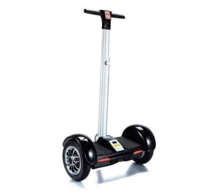 Гироскутер с ручкой А8 Smart Balance 10.5" черный карбон