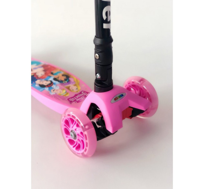 Самокат Scooter с подсветкой колес для девочки и мальчика