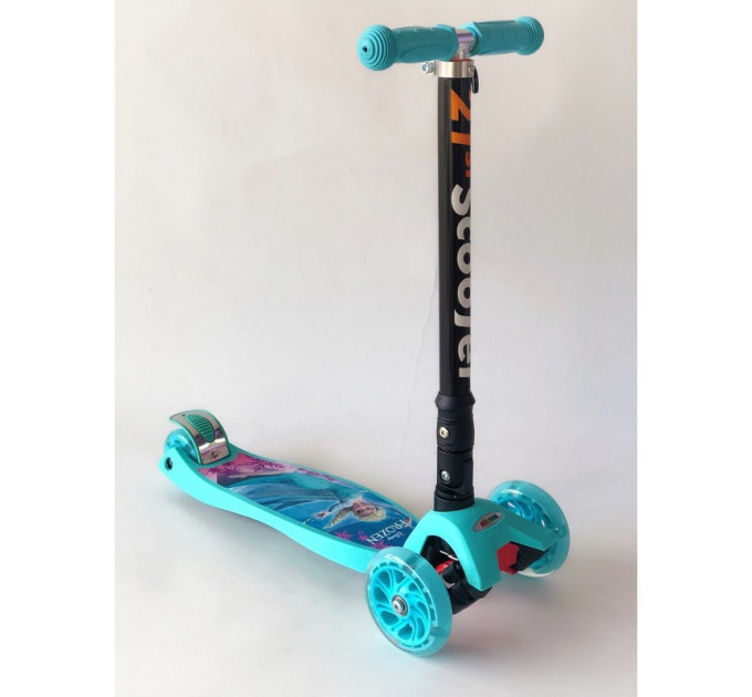 Самокат Scooter с подсветкой колес для девочки и мальчика