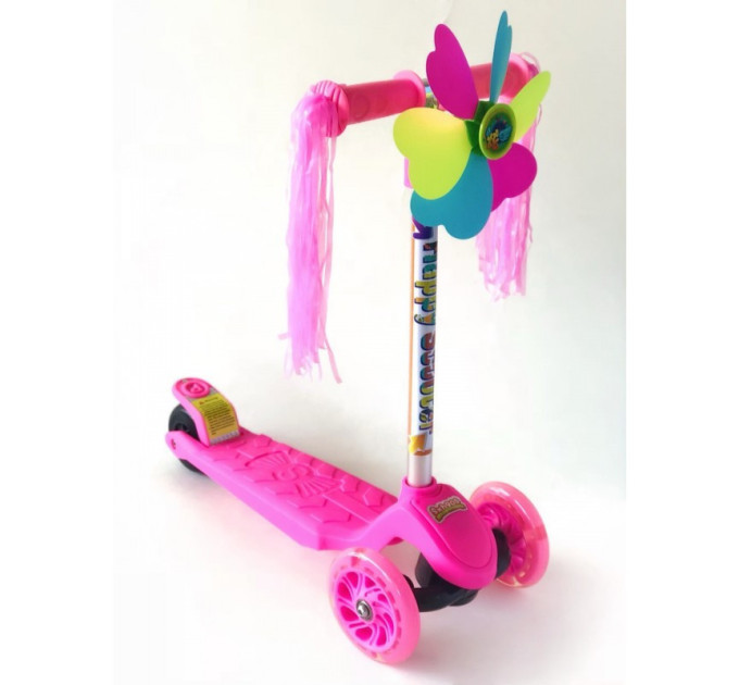 Самокат детский Scooter стильный с украшениями