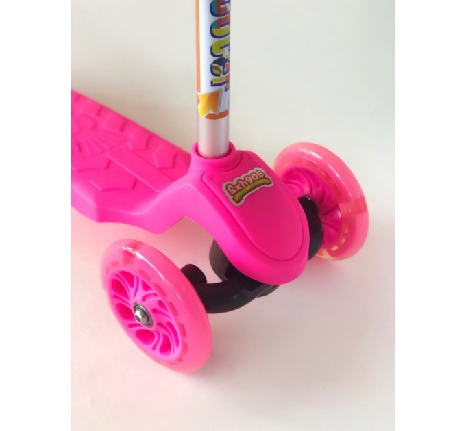 Самокат детский Scooter стильный с украшениями