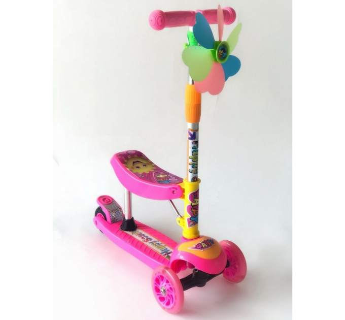 Самокат Happy Scooter самокат-беговел разноцветный от 3-х лет