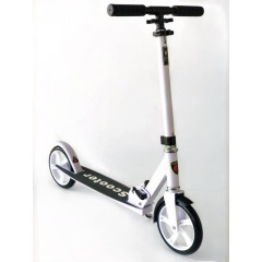 Самокат Scooter білий та чорний міський прогулянковий самокат від 6 років