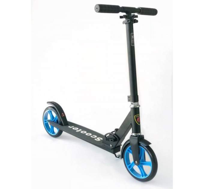 Самокат Scooter білий та чорний міський прогулянковий самокат від 6 років