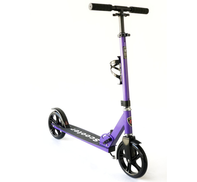 Самокат міський Scooter з підсклянником складаний