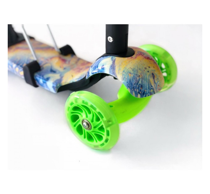Самокат-беговел 5 в 1 QD ScooTer PP5 з батьківською ручкою
