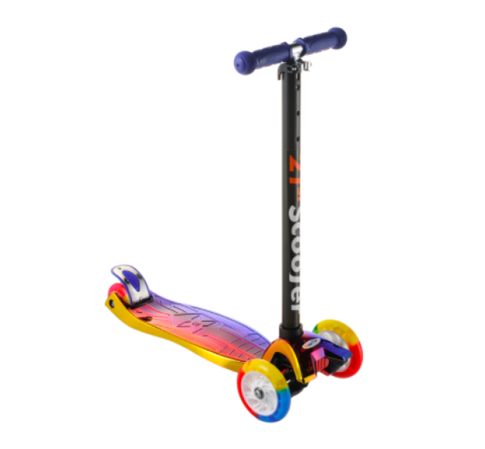 Дитячий самокат Scooter 0072D для дівчинки підсвічування коліс