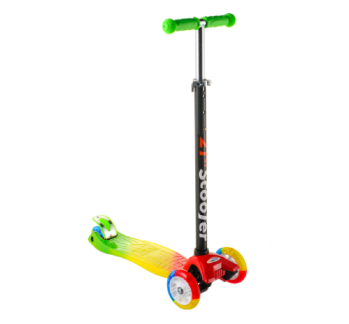 Детский самокат Scooter 0072Е хамелеон от 3-х лет