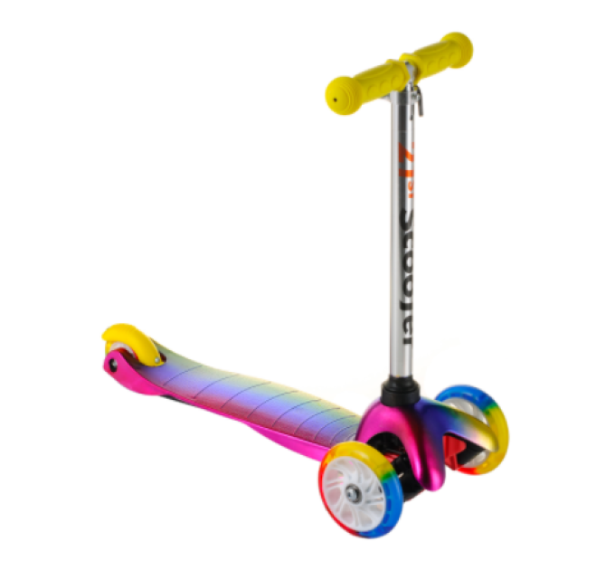 Дитячий самокат Scooter 0073D хамелеон від 1 року до 40 кг