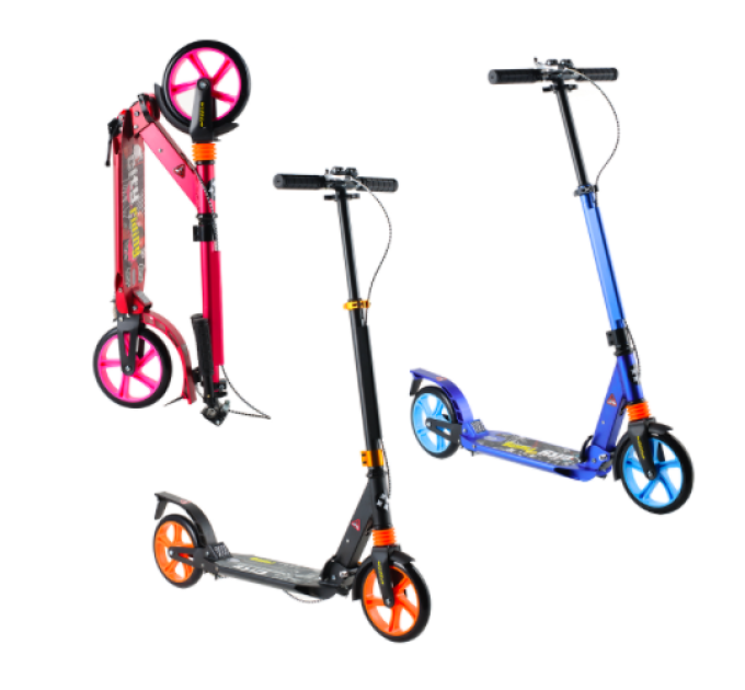 Дитячий самокат Scooter 119D із амортизаторами колеса 20 см