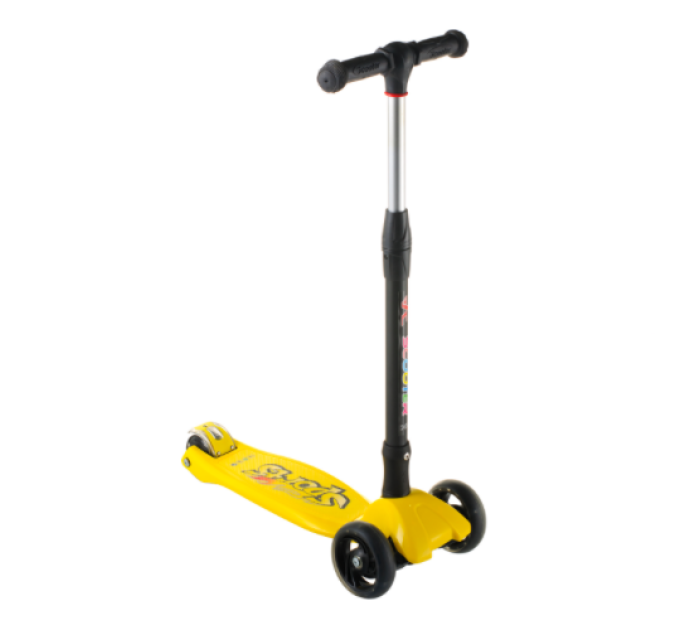 Дитячий чотириколісний Scooter 16-1 беговел батьківська ручка