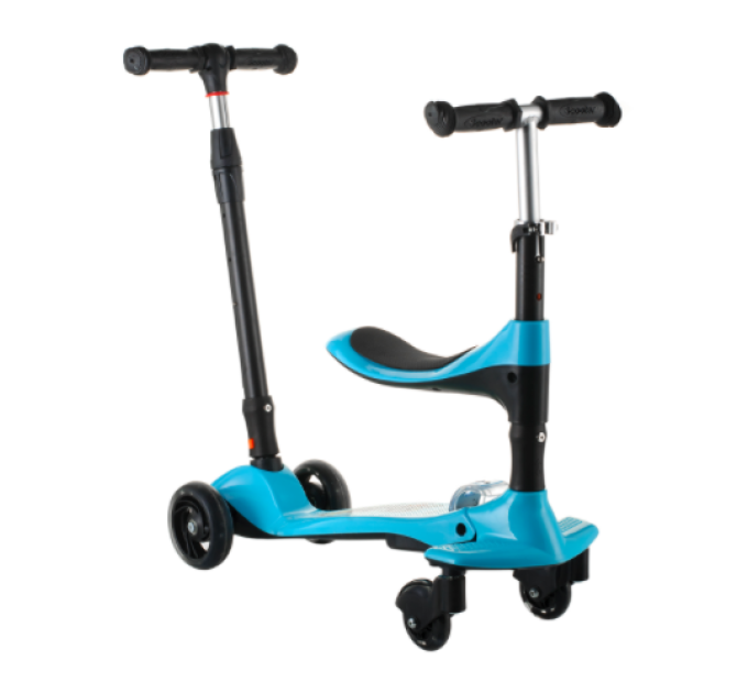 Дитячий чотириколісний Scooter 16-1 беговел батьківська ручка
