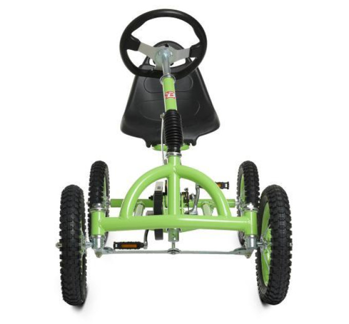 Педальный карт Bambi M 1697-5-2 надувные колеса 12" зеленый