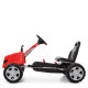 Детская педальная машинка Bambi M 4118-3 карт красный ева колеса