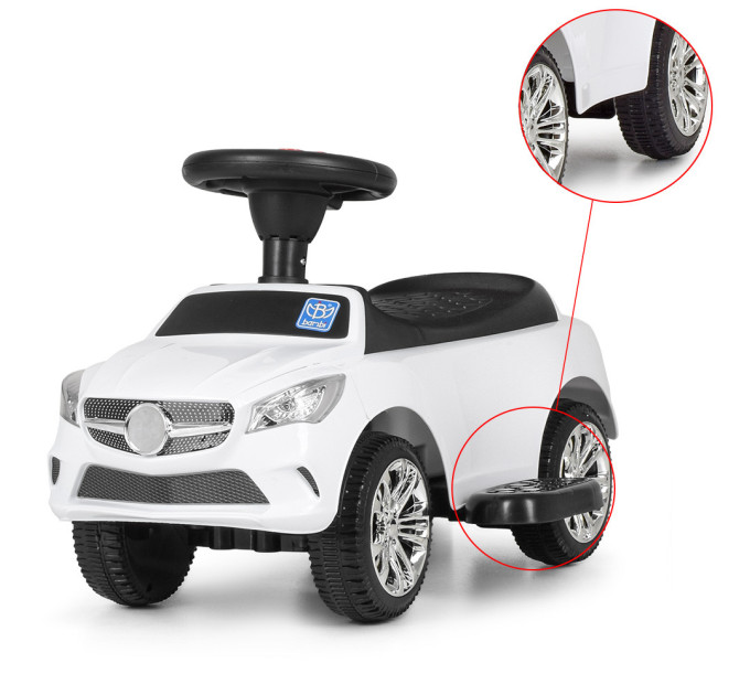Машинка с магнитолой Bambi M 3503C(MP3)-3 с родительской ручкой и подсветкой фар
