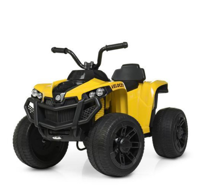 Детский квадроцикл Bambi M 4229EBR-6 колеса Eva TF желтый