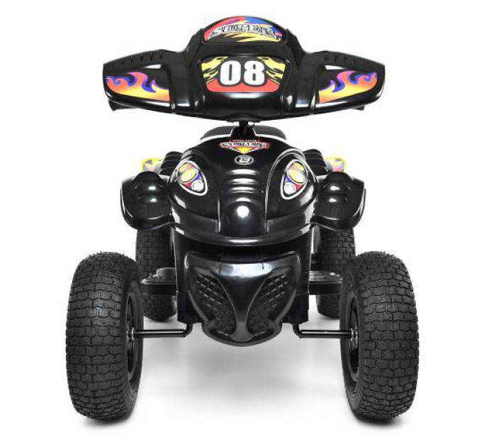 Квадроцикл Bambi M 2403ALR-2 Черный 2 мотора 28W 2 аккумулятора
