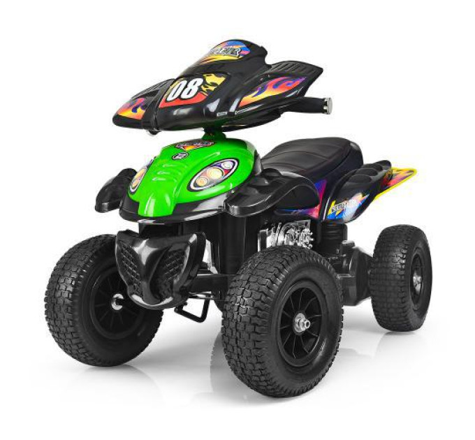 Квадроцикл Bambi M 2403ALR-5 детский транспорт скорость 3-6км/ч зеленый