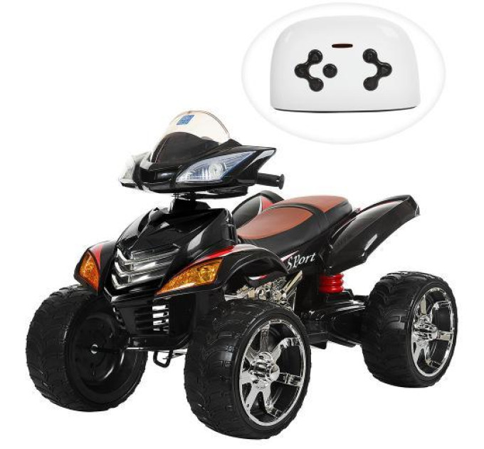 Квадроцикл Bambi M 3101(MP3)EBLR-2 чорний дитячий