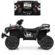 Квадроцикл детский Bambi ZP5138E-2 2 мотора 25W MP3 USB колеса EVA черный