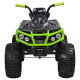Квадроцикл Bambi M 3156EBLR-2-5 Черно-салатовый кожаное сиденье