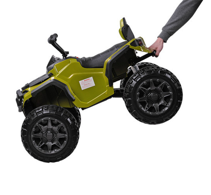 Квадроцикл Bambi M 3156EBLR-10 темно-зеленый для детей от 3 лет