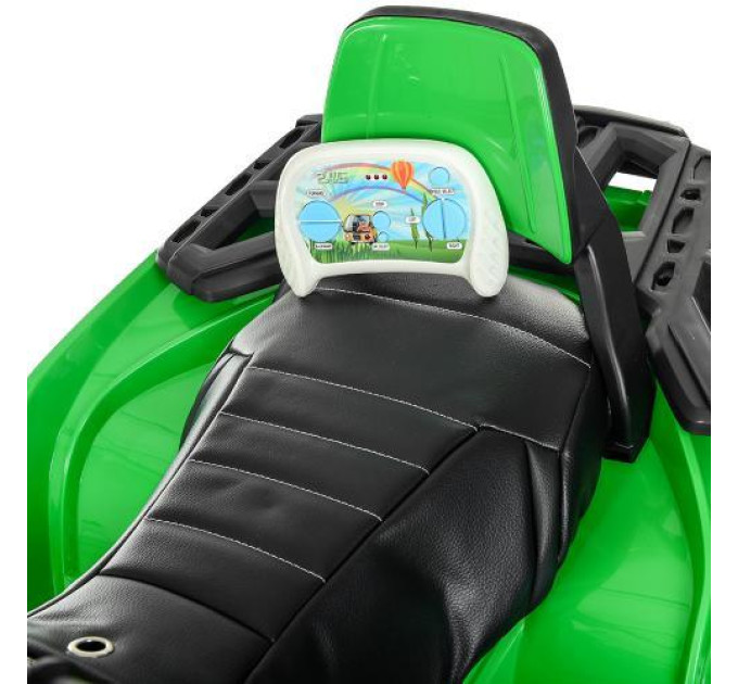 Детский квадроцикл Bambi M 3999EBLR-5 кожаное сиденье подсветка фар музыка